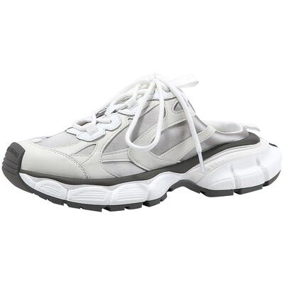 bellalily百搭厚底轻便半包拖鞋