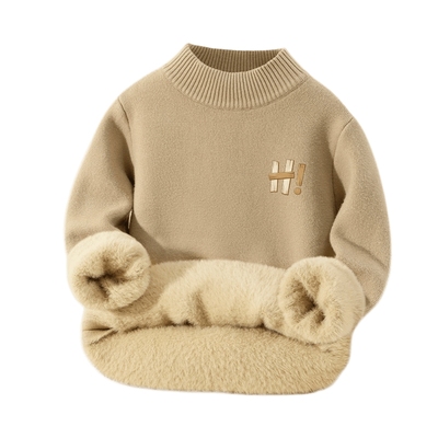 lachapellekids儿童加绒保暖毛衣