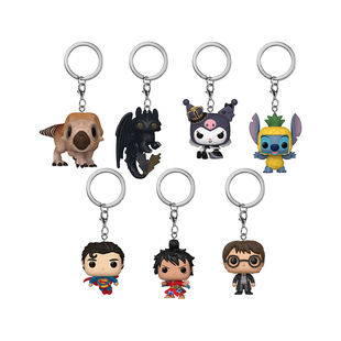 Funko超人海贼王三丽鸥哈利波特侏罗纪朱迪尼克钥匙扣挂件包挂
