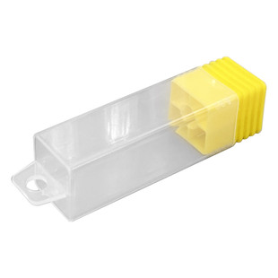 沃一工具全新PP材质铣刀盒透明塑料盒五金钻头收纳盒方形防尘塑盒