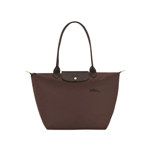 LONGCHAMP珑骧 女士大号长柄可折叠手提饺子包单肩包银泰 300217