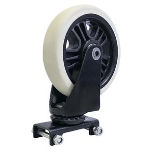 顺和牌99F/90S系列脚轮定向轮/活动轮正品配件软胶轮子/PP支架1个