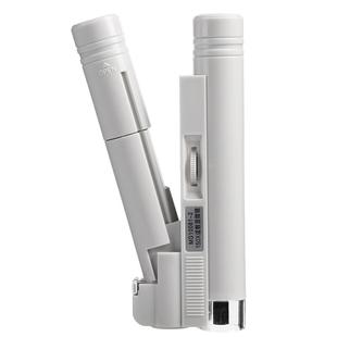 带刻度读数高清150倍100倍80倍40倍带灯显微镜网点印刷维修放大镜