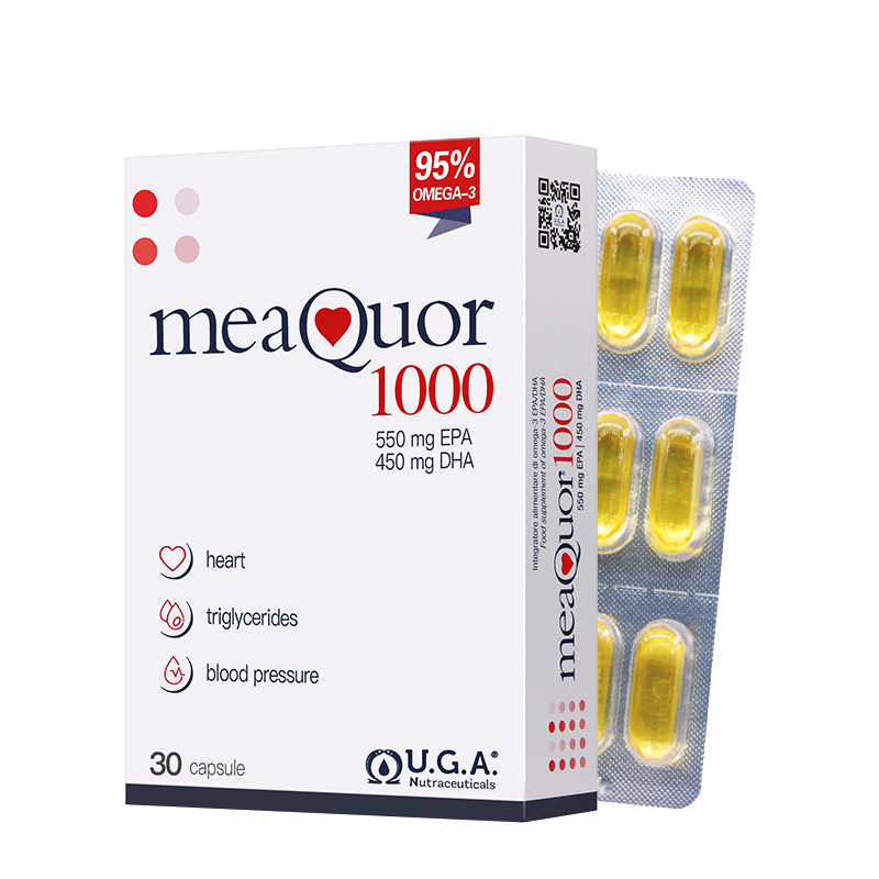 金凯撒鱼油95%纯度omega3深海鱼油软胶囊Meaquor1000欧米茄鱼油