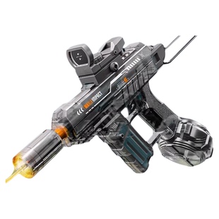 仿真UZI火光电自动水枪玩具枪儿童男孩自动喷水漂流装备发射器ak