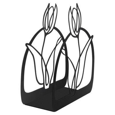 KOLYMAX玫瑰花铁艺纸巾架餐巾盒