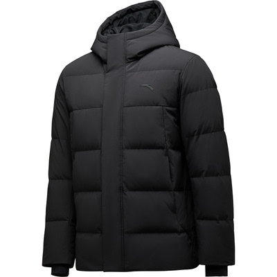 连帽短款保暖运动外套安踏防风