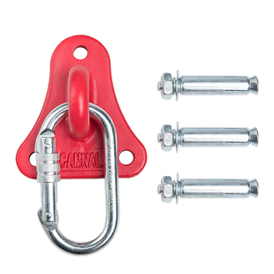 高空作业固定器逃生绳固定挂钩安全绳挂点三角固定环攀岩可拆锚点
