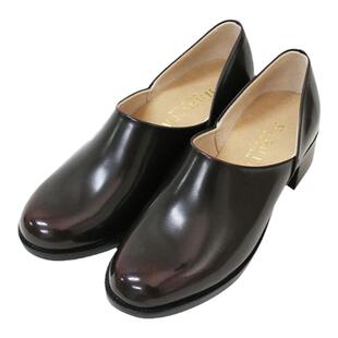 Haruta日系百搭476真皮女鞋新款Spock皮鞋复古一脚蹬中跟休闲鞋女