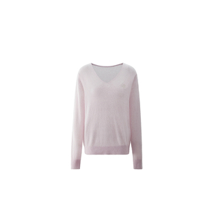 【桑蚕丝羊绒】OCHIRLY欧时力V领毛衣女软糯轻薄气质2025春新款