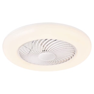 新款吸顶卧室风扇灯现代简约家用带风罩吊扇灯客厅变频静音电扇灯