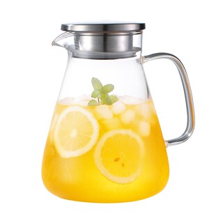 冷水壶耐高温玻璃水壶家用凉白开水杯大容量泡茶壶套装夏季果汁壶