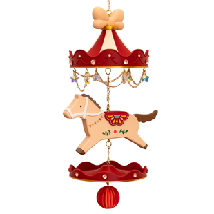 阿楹 法式吊饰墙面马悬挂件小夜灯阳台窗户门客厅情人节过年礼物