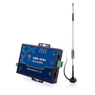 4g dtu模块RS232/485串口4G DTU带网口全网通高速联网传输G781