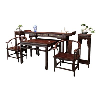 新中式实木神台八仙桌条案中堂