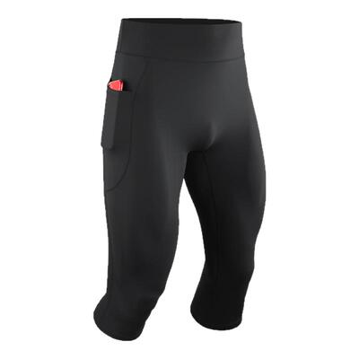 男士高腰跑步健身裤速干透气