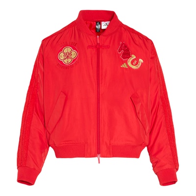 阿迪达斯男装2026春季梭织复古飞行员宽松休闲运动夹克外套KQ5094