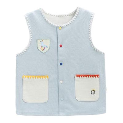 whitewheat春季优可丝仿牛仔马甲