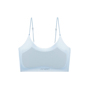 Janest/简态夏季无痕束胸内衣大胸显小薄款吊带背心女防震塑胸