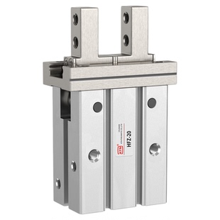 小型气动手指气缸HFZ-10/16/20/25/32机械手HFK平行夹爪气爪HFTZ6