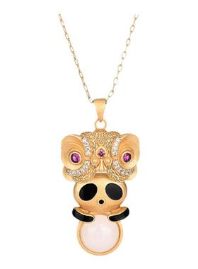 国潮项链女镀金配饰挂坠复古挂坠