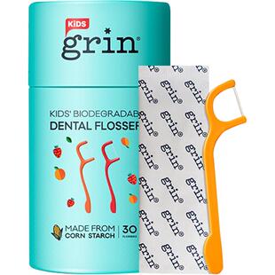 grin宝宝儿童专用牙线棒牙签小头超细滑独立包装便携卫生一次性