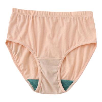 ABab内衣女纯棉抗菌中高腰三角裤