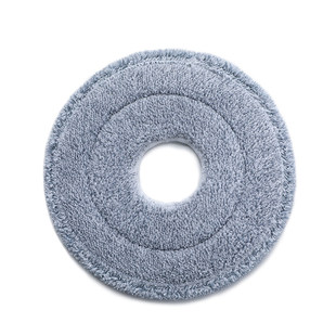 净污分离拖把布替换头圆形方形圆孔清污平板脱水清洁拖布旋转配件