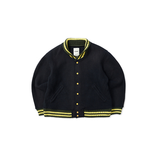 BOWWOW 秋冬新品麦克拉伦大学棒球夹克男RADIANCE-Blue