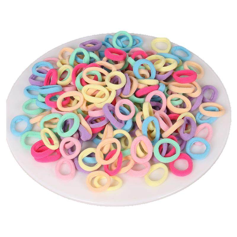 儿童发圈不伤发高弹力皮筋女童扎头马尾发绳小女孩可爱拇指圈头绳