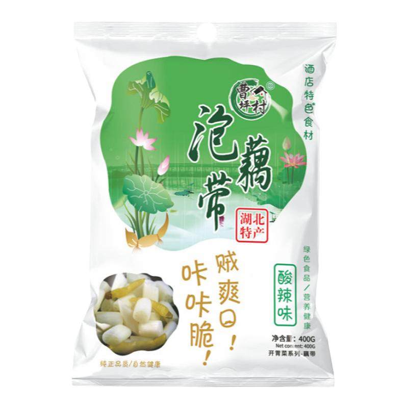 湖北特产酸辣泡藕带泡椒藕带藕尖泡椒藕苗400g*20 整箱 广东包邮