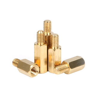 铜柱M3M4M5六角螺柱隔离柱支撑柱螺丝间隔柱电脑机箱主板加长螺丝