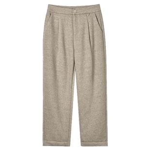 Outlets专柜撤柜正品 NH秋装2025新款高腰九分裤微弹修身休闲裤女