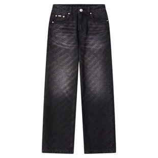 VETEMENTS直筒牛仔裤女2025年秋季新款高腰显瘦宽松长裤63566304