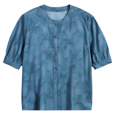 胖妈妈洋气衬衫200斤加肥加大