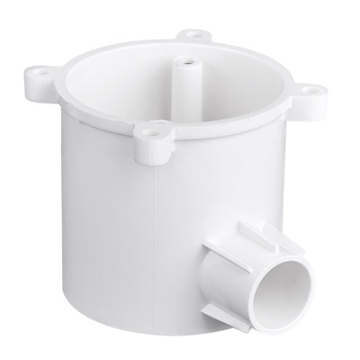 联塑PVC暗装深型司令接头4分底盒