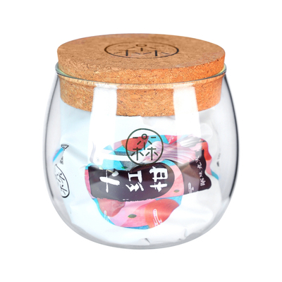 森晒「晒9天」大红柑普洱熟茶玻璃罐装30g新会东甲柑云南景迈普洱