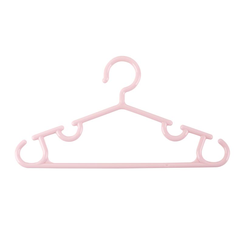 茶花塑料儿童衣架家用宝宝衣撑婴儿衣服挂小衣架婴儿衣架晾衣架