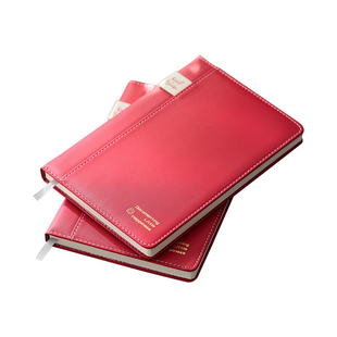 文创艺新款复古风笔记本本子A5高颜值精致高级日记本商务高档记事本日常工作会议记录专用记录本定制可印logo