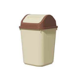 摇盖式卫生间垃圾桶家用带盖客厅厨房翻盖加厚创意方形废纸篓夹缝