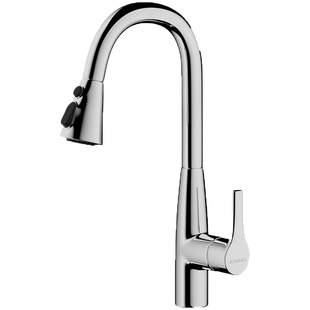 九牧卫浴三出水旋转冷热厨房水龙头水槽洗菜盆洗碗池抽拉式龙头