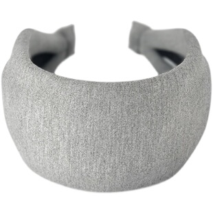 暮加宽厚款浅灰色宽边发箍百搭简约发卡修脸上班发带成人饰品压发