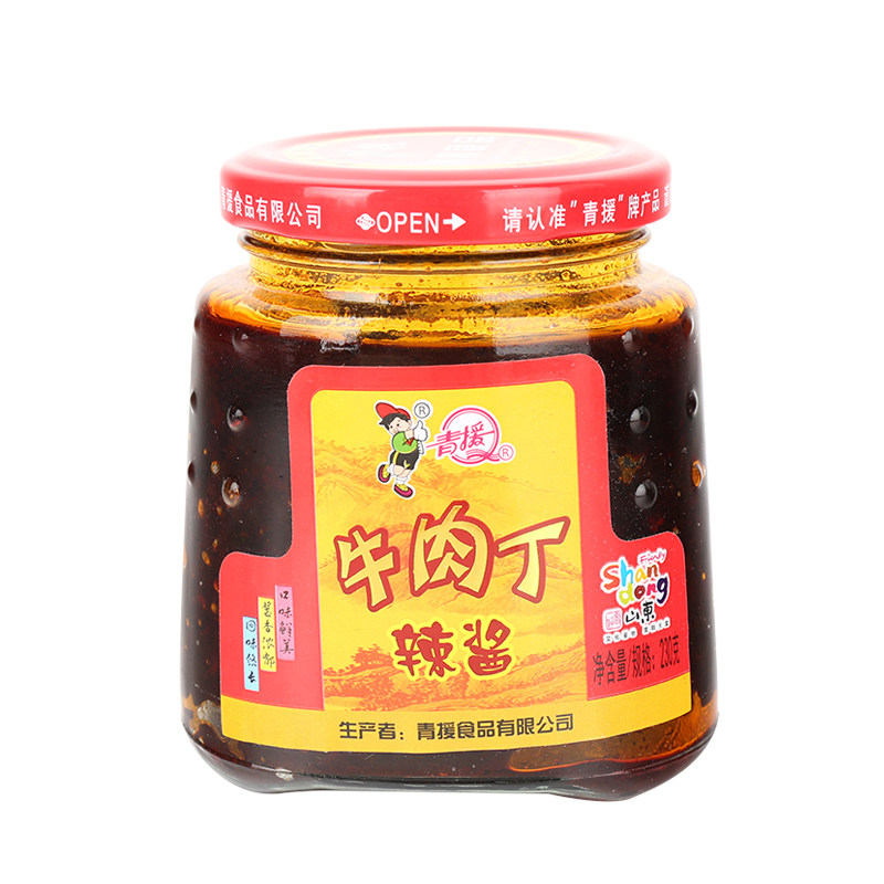 青援夹馒头佐餐230g包邮牛肉酱