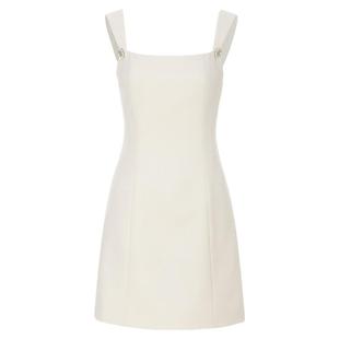 sincethen 法式小香风连衣裙秋冬礼服穿搭富家千金感白色套装裙女