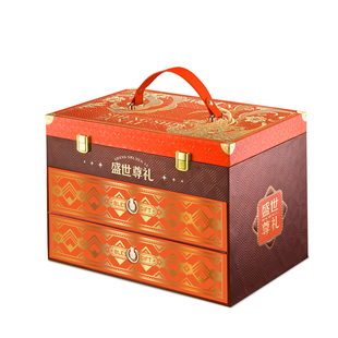 年货坚果礼盒装大气送礼走亲戚高档罐装款企业送福利支持定制