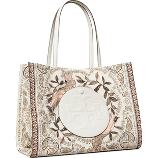 【季末礼遇】TORY BURCH 汤丽柏琦 ELLA 小号印花托特包 183822