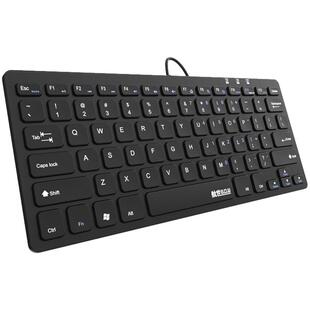 BOW 笔记本迷你有线键盘鼠标办公专用便携轻薄无线静音小型键鼠