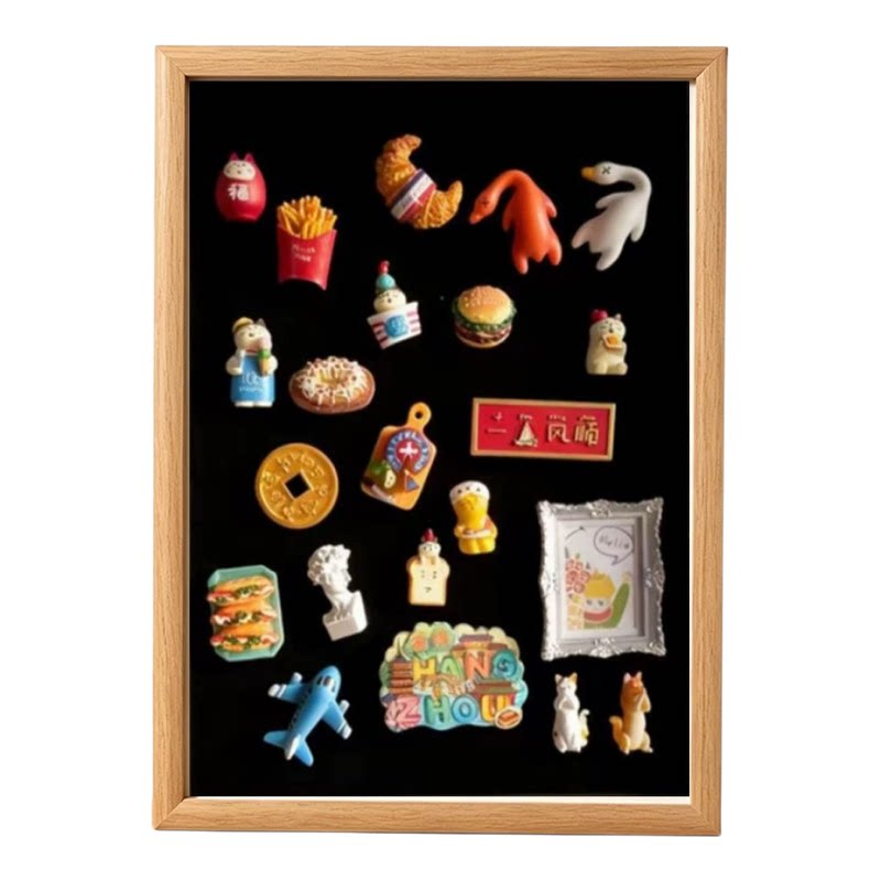 国博凤冠磁吸竖款冰箱贴相框