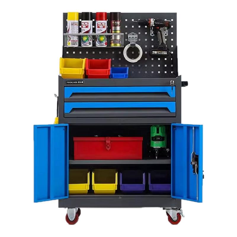 加厚移动汽修工具车工具推拉车