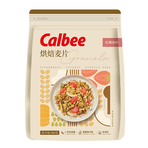 卡乐比烘焙麦片红莓红枣蜜桃枸杞冲泡谷物早餐零食燕麦片泡酸奶